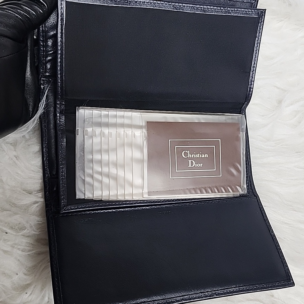 Dior Blue and Beige Women's Wallet - Picture 8 of 9